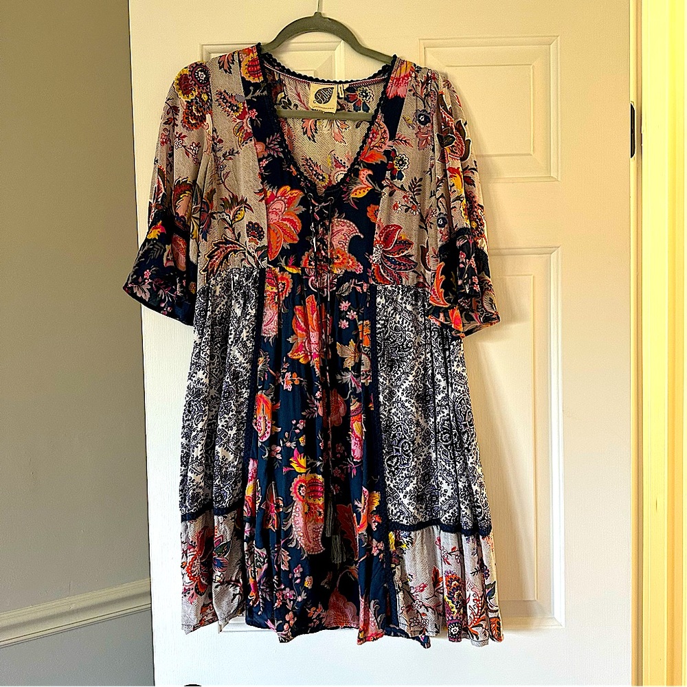 Anthropolgie Bell-sleeve Sundress